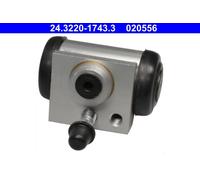 Wheel cylinder Aluminium 24.3220-1743.3 ATE for PEUGEOT CITROËN OPEL