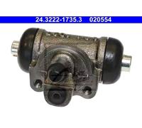 Wheel cylinder Grey Cast Iron 24.3222-1735.3 ATE for NISSAN NV200 / EVALIA Bus