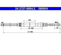 ATE 24.3727-0804.2 Handbrake cable
