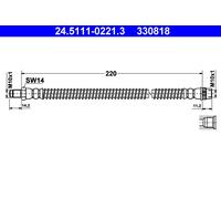 ATE 24.5111-0221.3 Brake Hose for ,NISSAN,OPEL,RENAULT,VAUXHALL