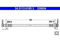 ATE Brake Hose 24.5112-0185.3 - for FIAT Stilo / Panda
