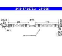 BRAKE HOSE 24.5157-0273.3 FOR BMW X5/E53/SAV M57D30 M54B30 3.0L M57D30 2.9L 6cyl