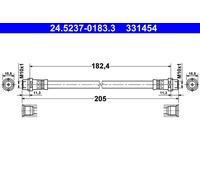 BRAKE HOSE 24.5237-0183.3 FOR AUDI A4/B5/Sedan/S4 A8/D3/S8/L A8L VW SKODA