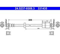 NEW BRAKE HOSE PIPE LINE FOR AUDI SEAT A4 AVANT 8ED B7 BRD BPP BNA BRF ASB BSG
