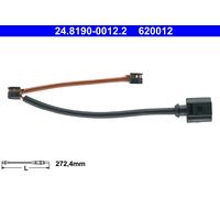 ATE 24.8190-0012.2 Warning Contact, brake pad wear for AUDI