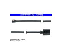 ATE Brake Pad Wear Sensor 24.8190-0013.2 - Warning Contact for VW Touareg 7P5