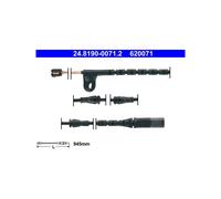 ATE 24.8190-0071.2 Brake Pad Wear Sensor for BMW X6 X5