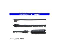 ATE 24.8190-0207.2 Brake pad wear sensor