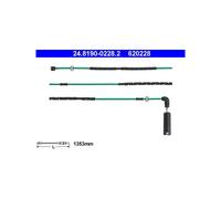 ATE 24.8190-0228.2 Brake pad wear sensor