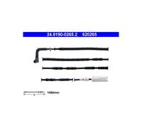 ATE Brake Pad Wear Sensor 24.8190-0265.2 – Rear Warning Contact – UK Stock