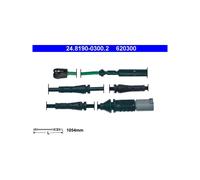 ATE 24.8190-0300.2 Brake Pad Wear Sensor for BMW 5