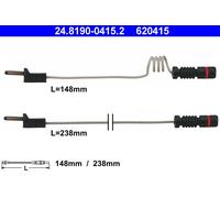 WARNING CONTACT BRAKE PAD WEAR 24.8190-0415.2 FOR MERCEDES-BENZ T2/LN1/Van/Bus
