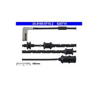 WARNING CONTACT BRAKE PAD WEAR FOR OPEL VECTRA/Hatchback VAUXHALL VECTRA 1.6L