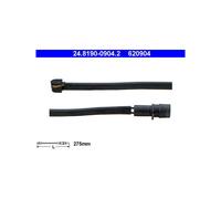ATE Brake Pad Wear Sensor 24.8190-0904.2 - Disc Brake for Porsche 911 Targa