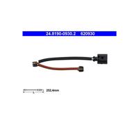 ATE Brake Pad Wear Sensor 24.8190-0930.2 - Warning Contact for Audi Q7 (4LB) 3.0 2011-2015