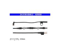 ATE Brake Pad Wear Sensor 24.8190-0948.2 - Warning Contact for Land Rover Range Rover Sport L320