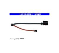 ATE Brake Pad Wear Sensor 24.8190-0952.2 for Porsche 911, Boxster, Cayman