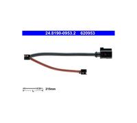 ATE Brake Pad Wear Sensor 24.8190-0953.2 - for Porsche 911