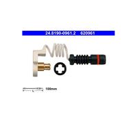 ATE Brake Pad Wear Sensor 24.8190-0961.2 for Mercedes-Benz M-Class/SUV 2.7L