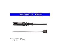 ATE Brake Pad Wear Sensor 24.8190-0979.2 - Rear - for Ford Transit V363 Bus/Van/Chassis