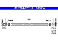 ATE 83.7704-0281.3 Brake Hose for ALFA ROMEO,MERCEDES-BENZ