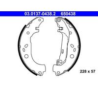 ATE 03.0137-0438.2 Brake Shoe Set