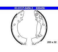 ATE 03.0137-0456.2 Brake Shoe Set