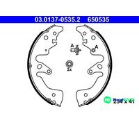 ATE 03.0137-0535.2 Brake Shoe Set
