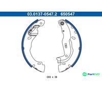 ATE 03.0137-0547.2 Brake Shoe Set