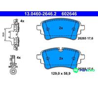 ATE 13.0460-2646.2 Brake pad set