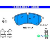 ATE DISC BRAKE BRAKE PAD SET 13046038862