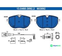 ATE DISC BRAKE BRAKE PAD SET 13046038922