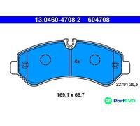 ATE DISC BRAKE BRAKE PAD SET 13046047082