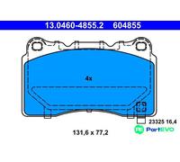 ATE Brake Pad Set 13.0460-4855.2 - Disc Brake for Opel/Vauxhall Insignia A, Astra J