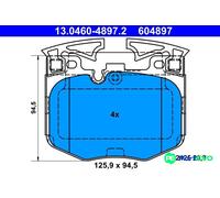 ATE DISC BRAKE BRAKE PAD SET 13046048972 FOR BMW