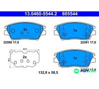 ATE DISC BRAKE BRAKE PAD SET 13046055442
