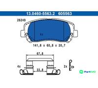 ATE DISC BRAKE BRAKE PAD SET 13046055632 FOR JEEP