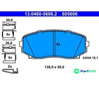 DISC BRAKE PADS SET FOR MAZDA CX 7 ER L5 VE R2AA L3 VDT L3Y7 CX 9 TB CA ATE