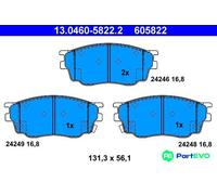 ATE Brake Pad Set 13.0460-5822.2 for Mazda 6 Saloon/Hatchback 1.8