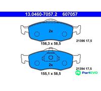 ATE DISC BRAKE BRAKE PAD SET 13046070572 FOR FORD