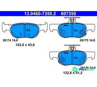 ATE DISC BRAKE BRAKE PAD SET 13046073502