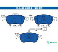 ATE DISC BRAKE BRAKE PAD SET 13046073692