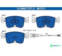 ATE DISC BRAKE BRAKE PAD SET 13046073712