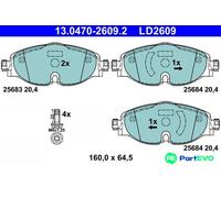 ATE DISC BRAKE BRAKE PAD SET 13047026092 FOR VW