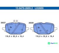 ATE DISC BRAKE BRAKE PAD SET 13047026552