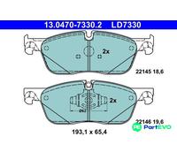 ATE DISC BRAKE BRAKE PAD SET 13047073302 FOR LAND ROVER