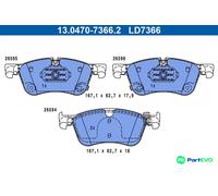 ATE DISC BRAKE BRAKE PAD SET 13047073662