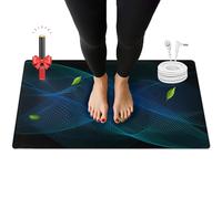 ATE Health Grounding Mat, Earth Grounding Pad with UK adapter & 15ft Grounding Cord, Grounding Mats for Pain Relief, Relaxation & Stress Relief, Indoor Grounding pad (24x16.1in)