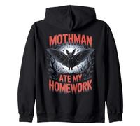 Ate My Homework Folklore Sasquatch Cryptozoology Cryptid Zip Hoodie