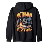 Ate My S'mores Folklore Sasquatch Cryptozoology Cryptid Zip Hoodie